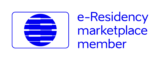 Logo address in estonia for e-Residency marketplace member